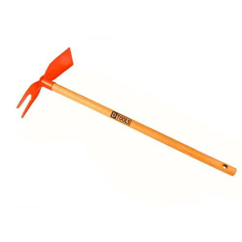 Sacho 2 Pontas com Cabo 120cm para Agricultura e Jardinagem - DTOOLS - Dtools - Utilidades Domesticas