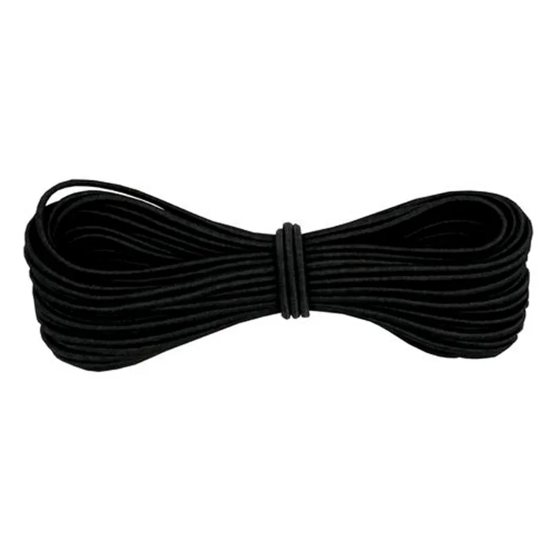 ELASTICO COL.ROLICO N10 59% POL 41% ELASTODIENO- 2,5MM C/10M PRETO 2