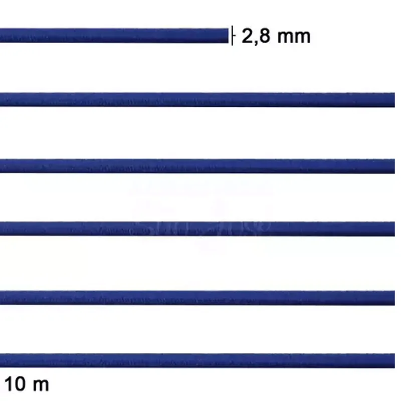 ELASTICO COL.ROLICO N15 59% POL 41% ELASTOD- 2,8MM C/10M ROYAL 04