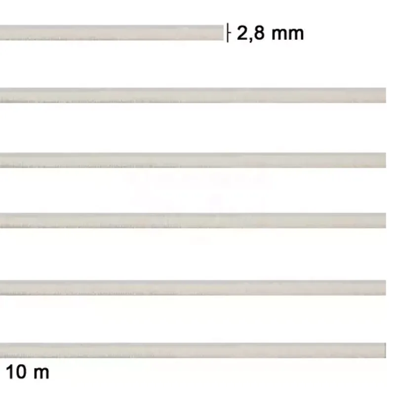 ELASTICO COL.ROLICO N15 59% POL 41% ELASTOD- 2,8MM C/10M MARFIM 005