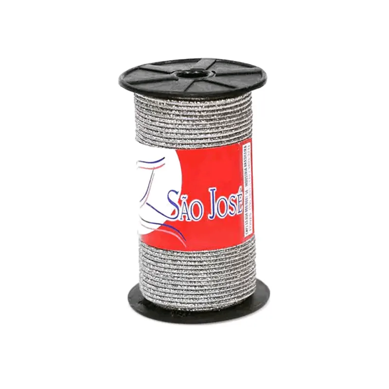 Elastico Col.rolico N05 55%elastodieno 45%metal- 1,8mm Rl50 Ouro PRATA 22