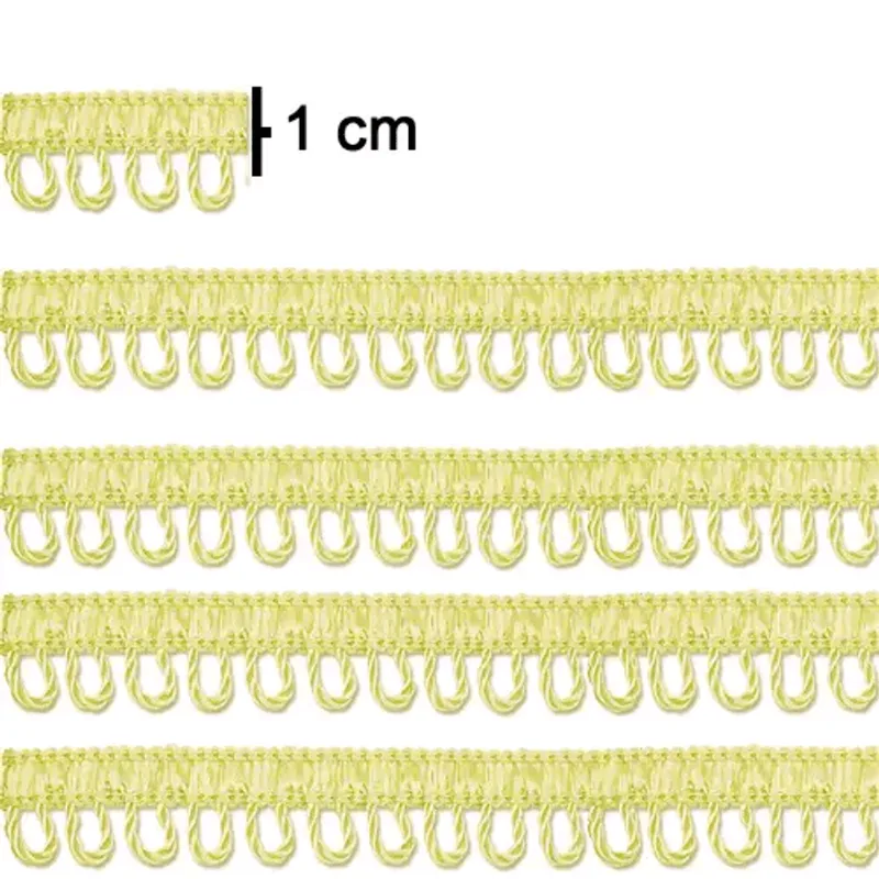 PONTO CURVA 7000 100% VISC - 10MM C/10M AMARELO BEBE 019