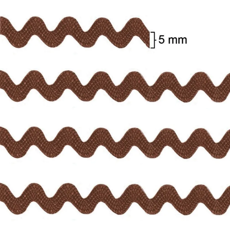 SIANINHA 222/01/R 100% VISCOSE - 5MM ROLO C/50M MARROM 014