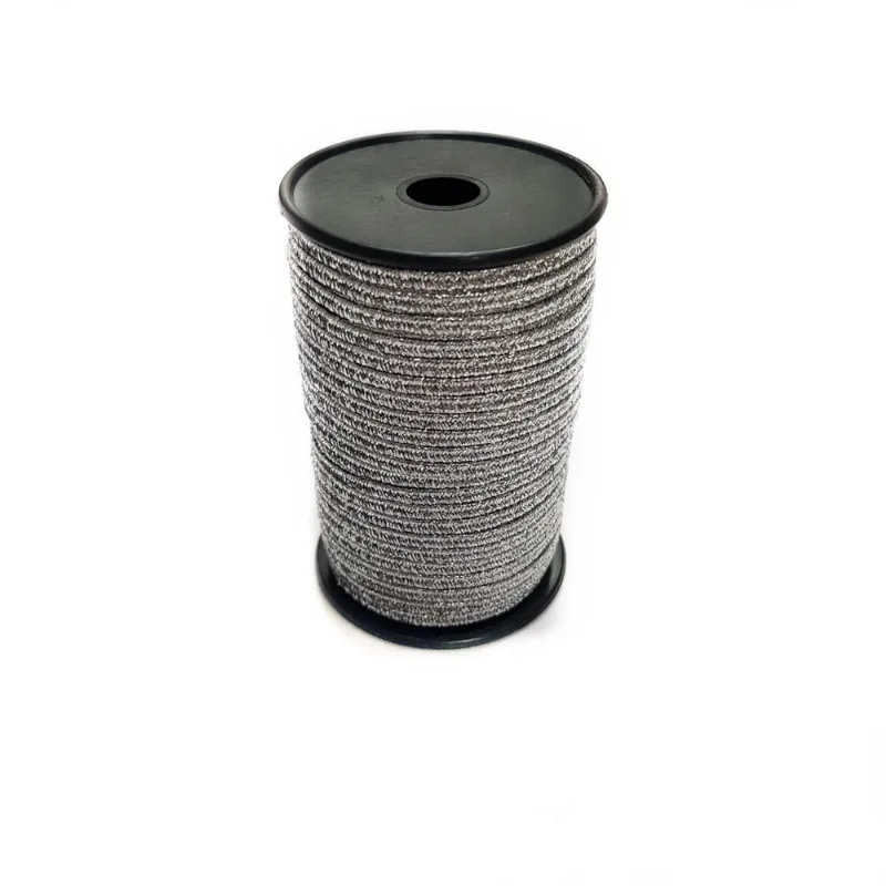 Fio Soutache Para Decorar Trança Box Braid Nagô Cor Prateado