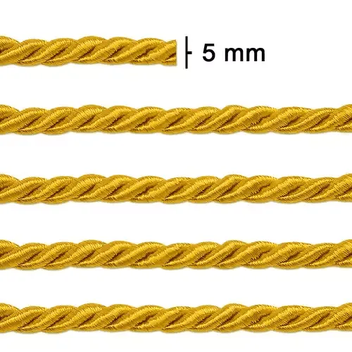 CORDAO S J 01 10F AM OURO - Elasticos Sao Jose - Artesanato