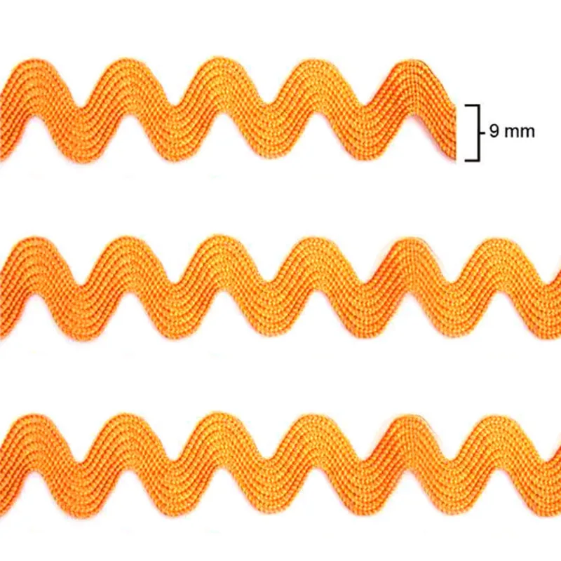 SIANINHA 334/03 100% VISCOSE - 9MM C/10M LARANJA 006