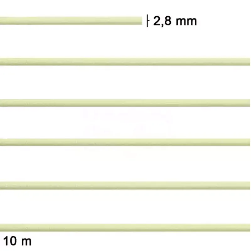 ELASTICO COL.ROLICO N15 59% POL 41% ELASTOD- 2,8MM C/10M AMARELO BEBE 19