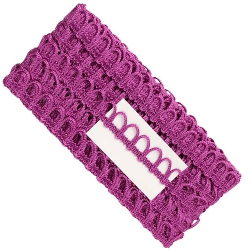 PONTO CURVA 7010/P 100% VISC- 13MM C/10M PINK 020