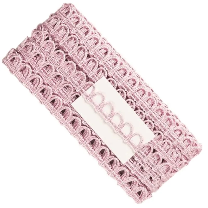 PONTO CURVA 7010/P 100% VISC- 13MM C/10M ROSA BEBE 013
