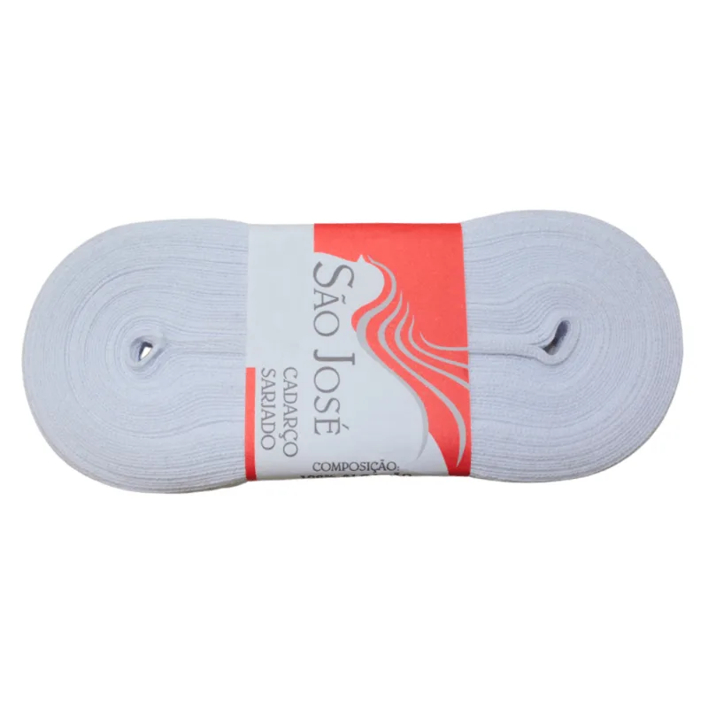 CADARCO SARJADO 100% ALG 3012 - 12 MM C/10M BRANCO 001