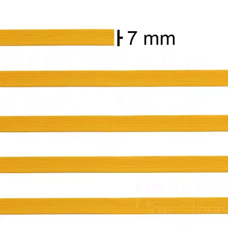 ELASTICO COL COLOR N12 69% POL 31% ELASTODIENO- 7MM C/10M OURO 008