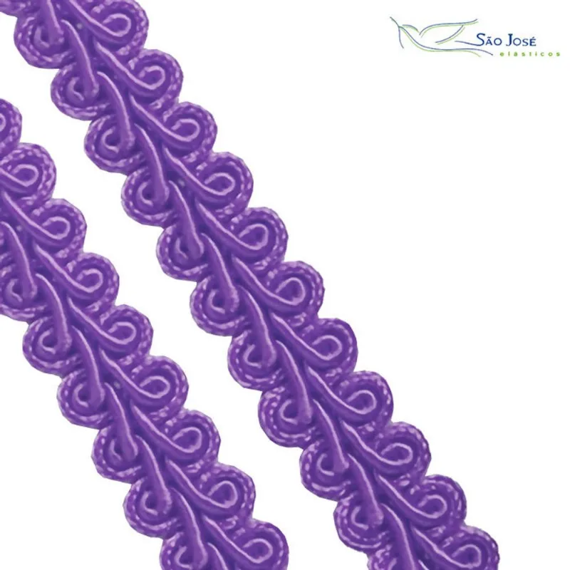 PASSAMANARIAS 7090 90% VISC 10% ALG- 13MM C/10M LILAS 016