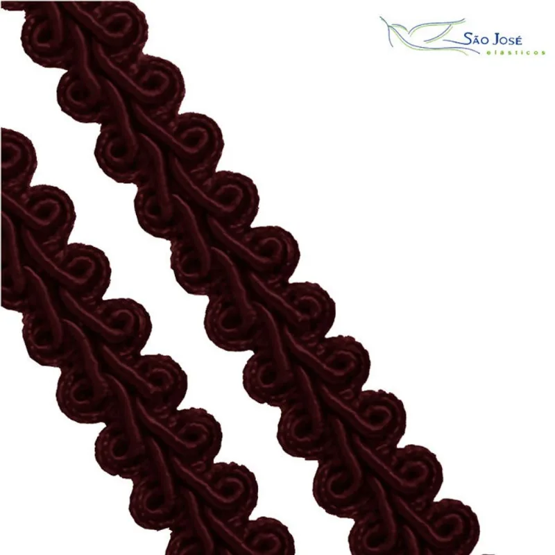 PASSAMANARIAS 7090 90% VISC 10% ALG- 13MM C/10M VINHO 015