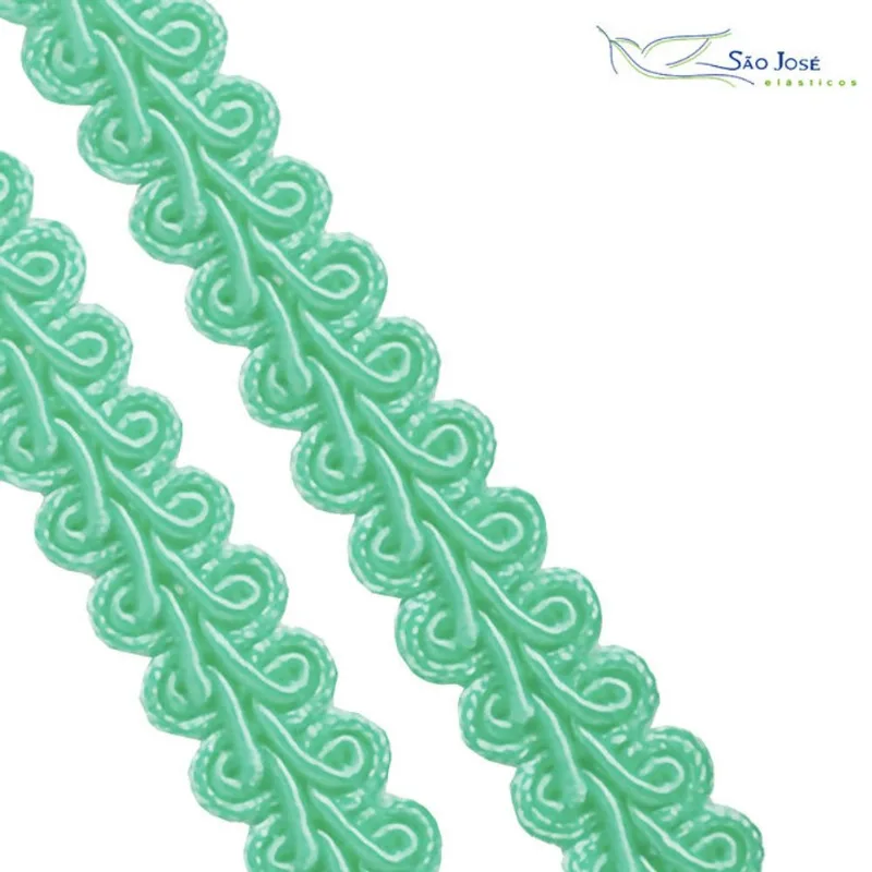 PASSAMANARIAS 7090 90% VISC 10% ALG- 13MM C/10M VERDE AGUA 011