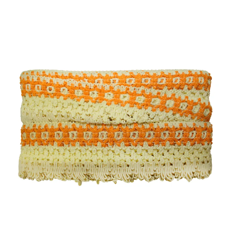 RENDA 8310 84% POL 16% ALG - 60MM C/10M AMARELO BEBE/ AMARELO OURO 039