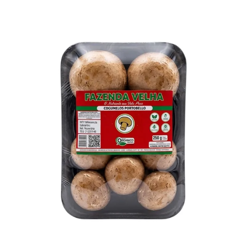 Cogumelo Portobello Orgânico Fazenda Velha 200g