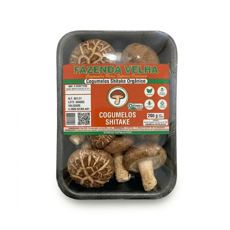 Cogumelos Shitake Fazenda Velha 200g