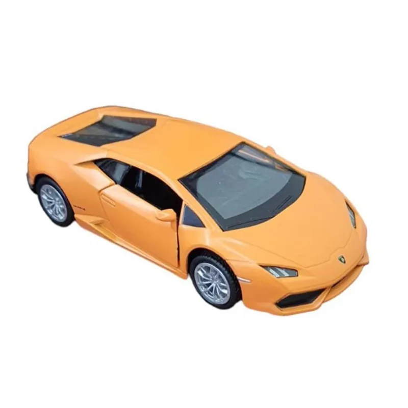 Miniatura Lamborghini Huracan Lp 610-4 Rmz 1:36 Metal E Fricção Laranja Fosco