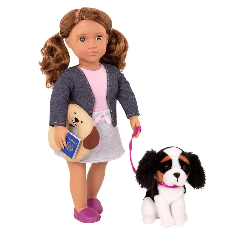 Boneca Maddie - Our Generation - Com Acessórios - Rosa - Candide