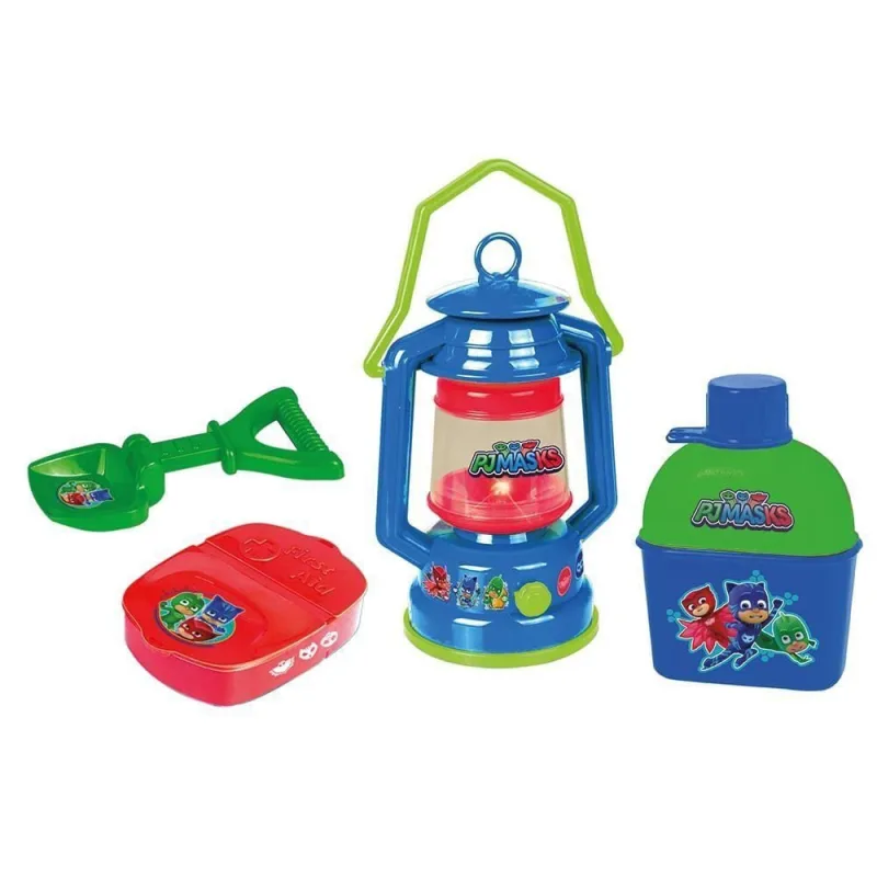 Pj Masks Camping Kit Com Lampiao E Cantil - Candide - Utilidades Domesticas