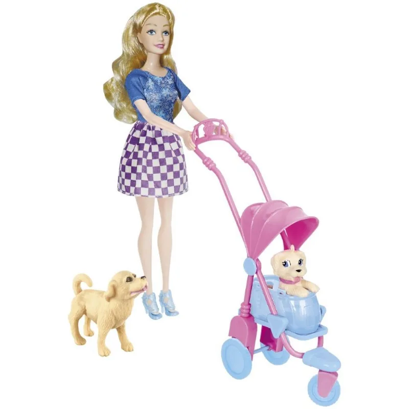 Boneca Básica - Dream Doll - Taking My Pets To Ride - Candide