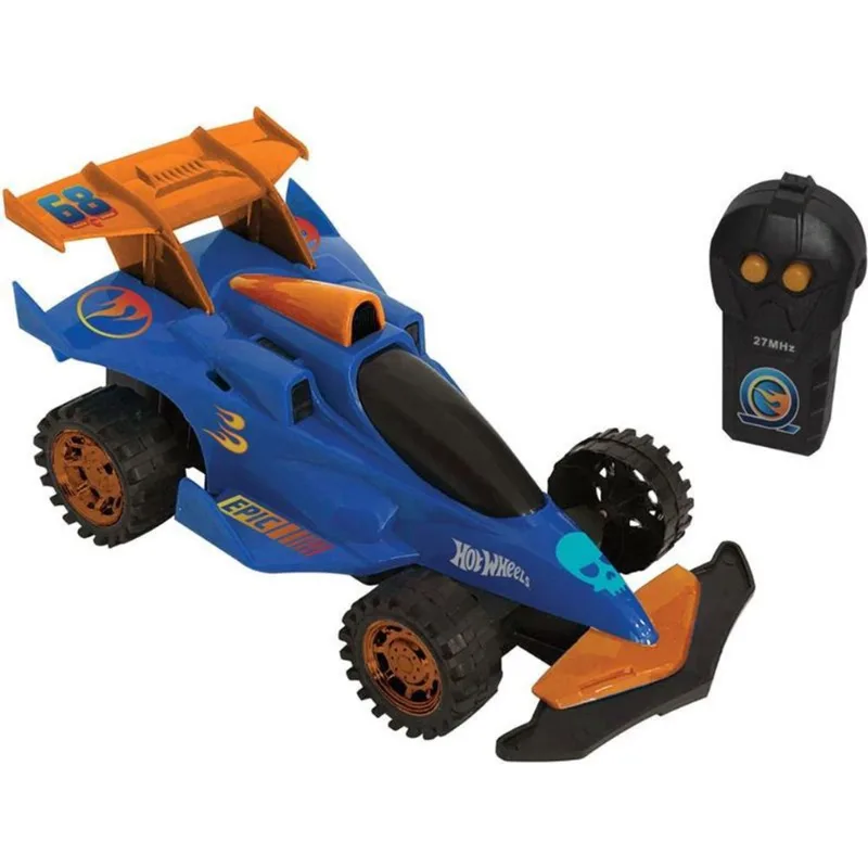 CARRO CONTROLE REMOTO 3 FUNçõES HOT WHEELS SHOCKWAVE