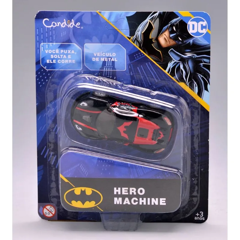 Carrinho Pull Back Batman 4619