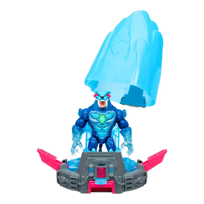 Boneco Colecionável - Cryo Lab MrBeast Lab - Azul - Pantera Cryo - Candide