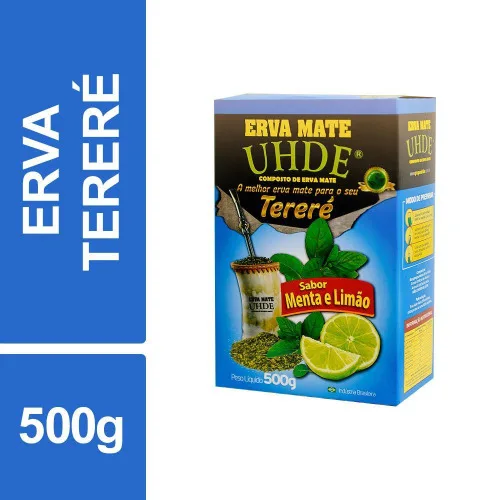 Erva Mate Uhde 500g Menta Limao Ecolive - UHDE