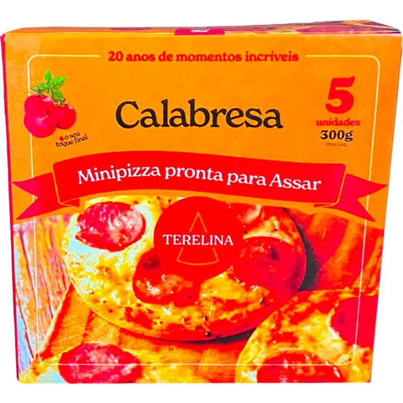 Mini Pizza Terelina Calabresa 300g