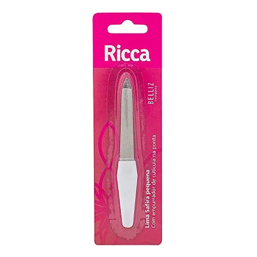 Lixa Metálica Lima Safira Ricca Pequena Rf: 719 - RICCA - Perfumaria
