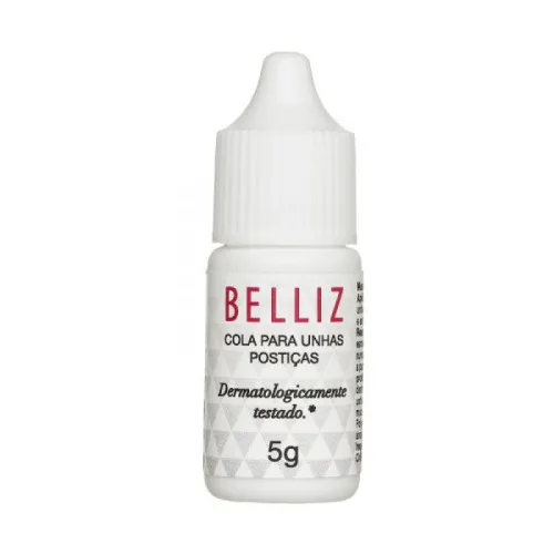 COLA P/ UNHA POSTICA BELLIZ C/ PINCEL 5GR - BELLIZ
