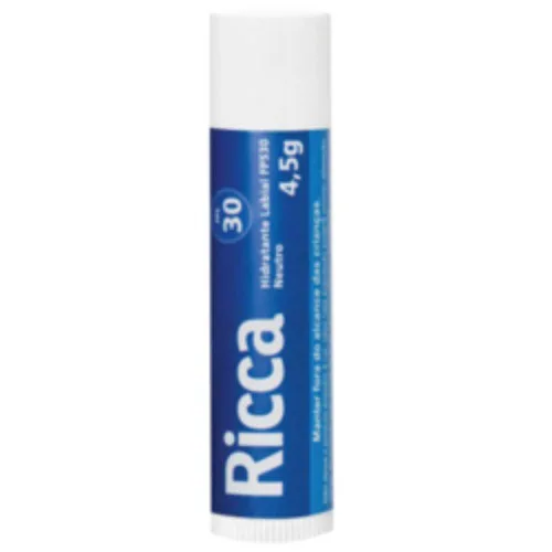 Display Hidratante Labial Neutro Com Fps 30 25 Unidade Ricca... - RICCA - Higiene E Beleza