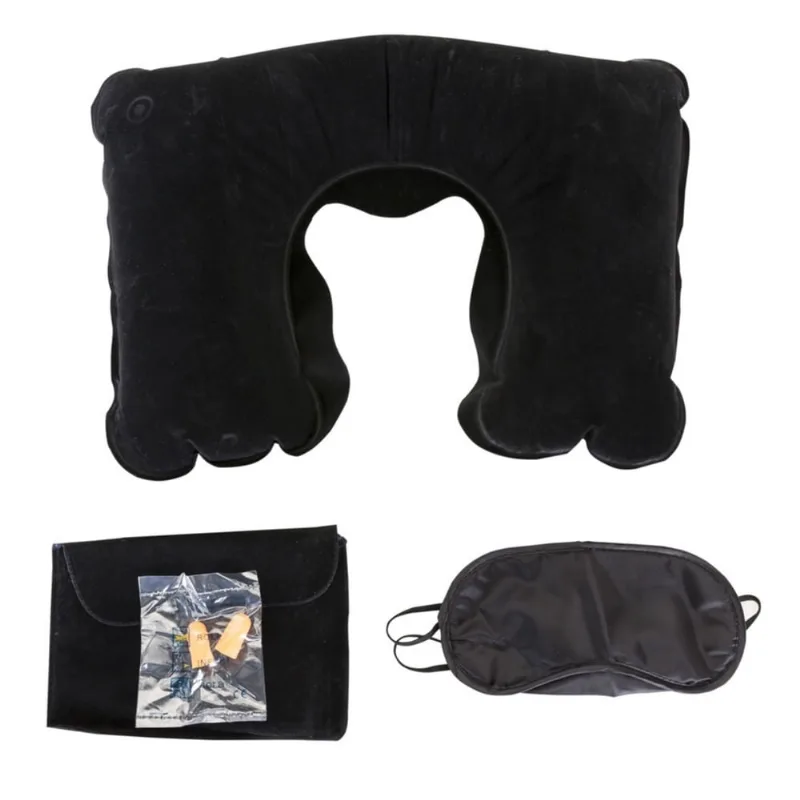 10 Kits Para Viagem - Almofada - Tapa Olho e Protetor Auricular