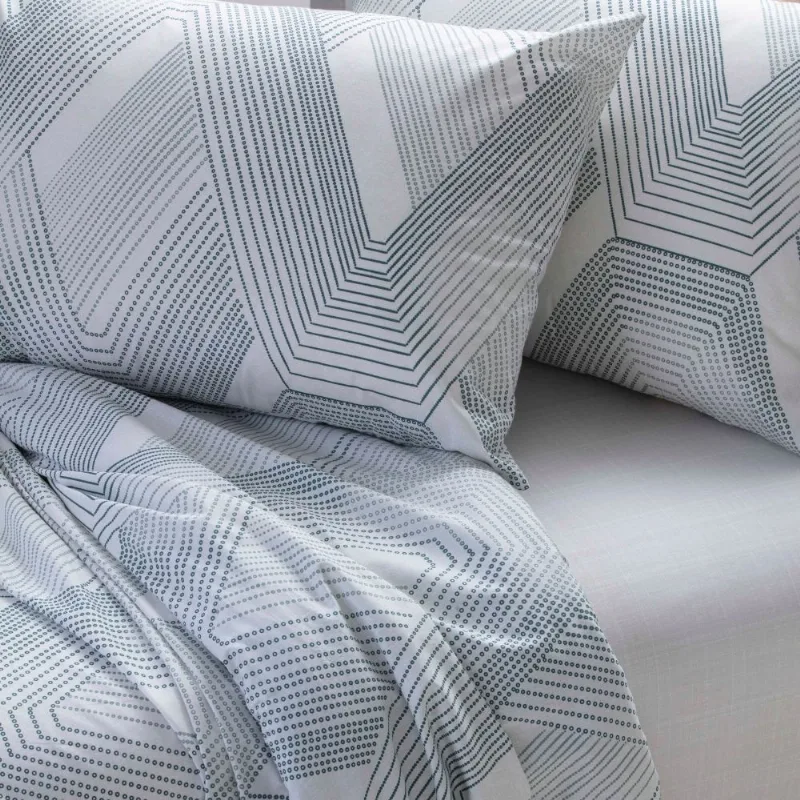 Jogo de Cama Casal 200 Fios 4 Peças Corttex Home Design Estampa 7