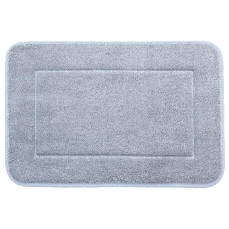 Tapete para Banheiro Coralis Jolitex Antiderrapante Macio 50x70cm Cinza - jolitex - Cama, Mesa E Banho