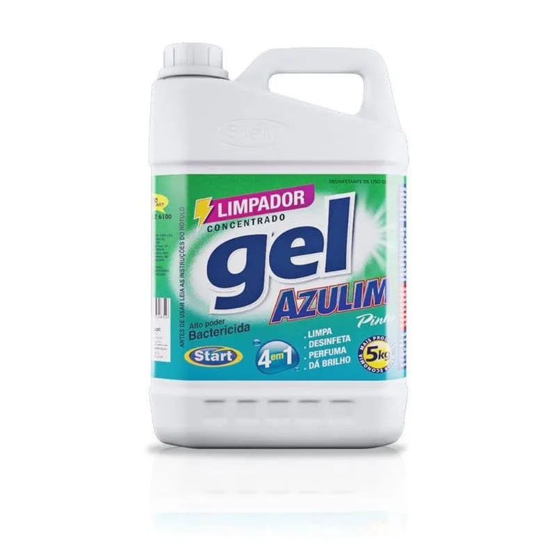 Limpador Desinfetante Gel Azulim Pinho 5Kg Start