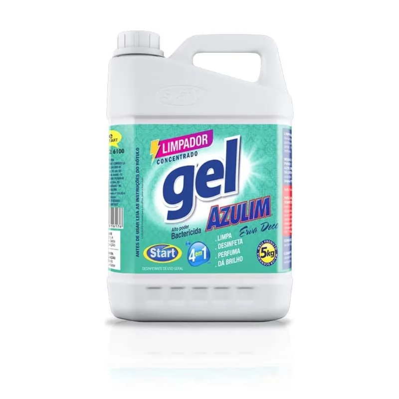 Limpador Desinfetante Gel Azulim Erva Doce 5Kg Start