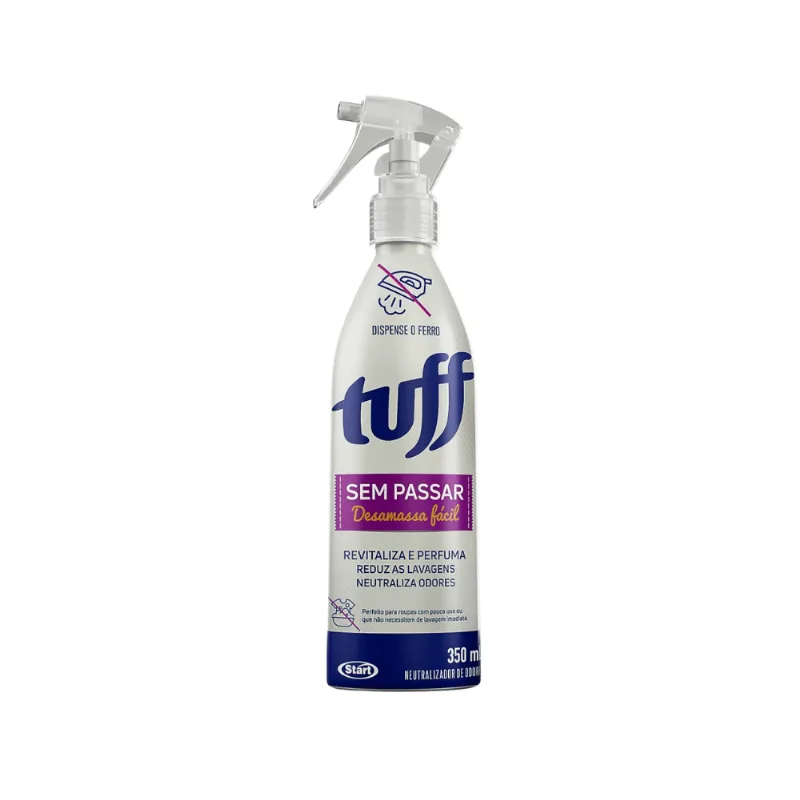 Desamassa Fácil Tuff Start 350ml Ideal Para Perfumar E Tirar Amassados De Roupa