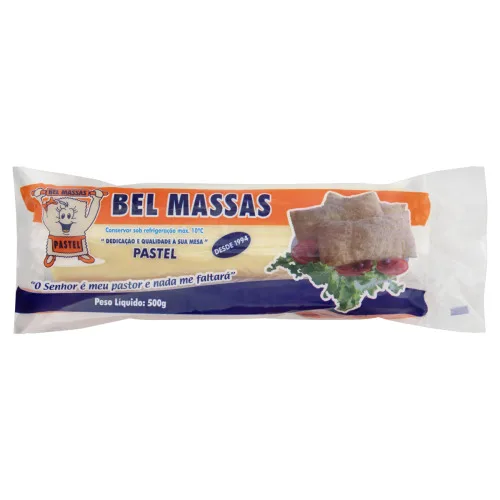 Massa Para Pastel Bel Massas Pacote 500g - BEL MASSAS