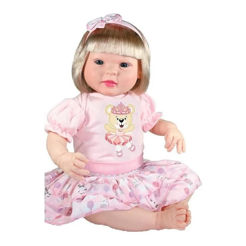 Boneca Baby Diandra Loira Com Som Menina Bebê - Sid Nyl