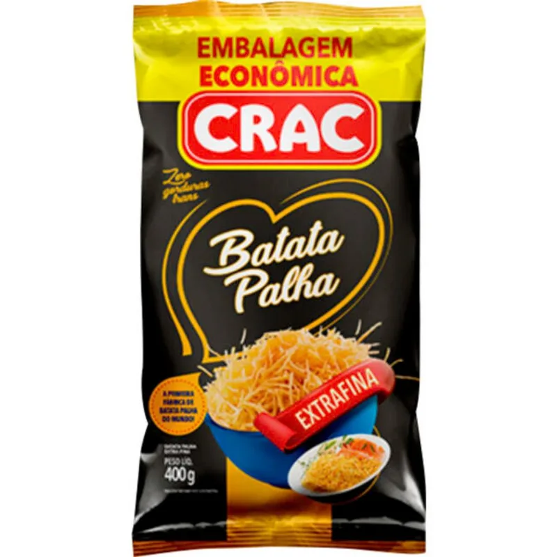 Batata Palha Crac Extra Fina 400g