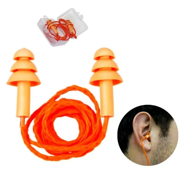 50 Protetor Auriucular Ouvido Plug Silicone Tampão De Ouvido