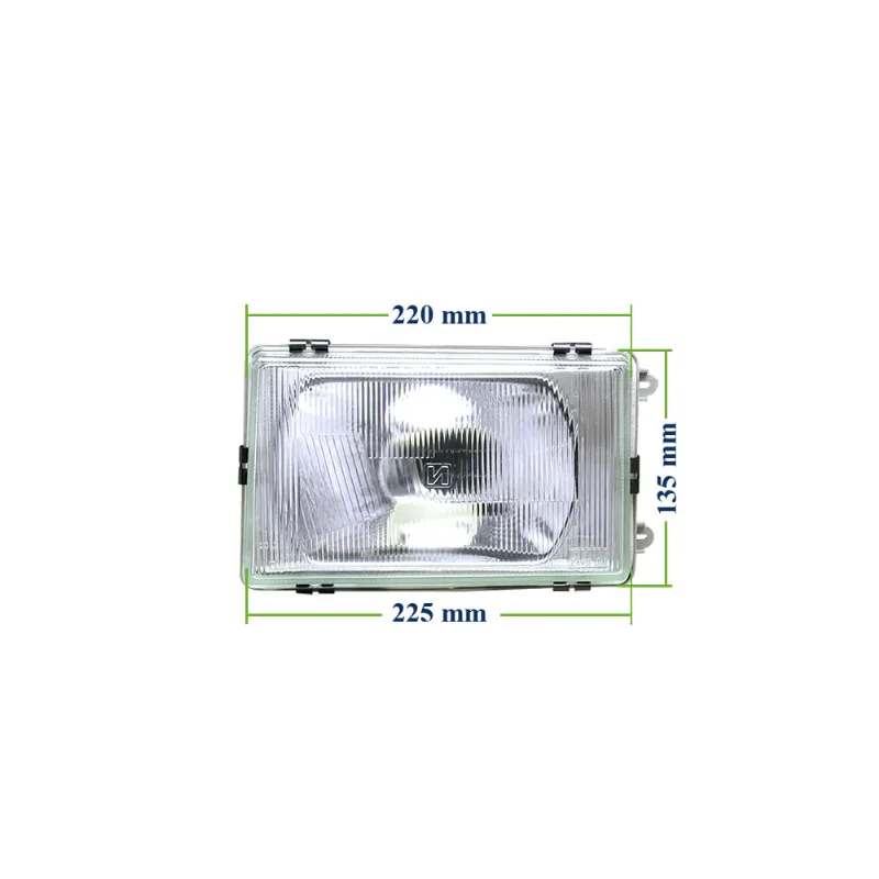 Farol Gol Saveiro G1 1987 até 1990 Vidro Curto Nino Esquerdo