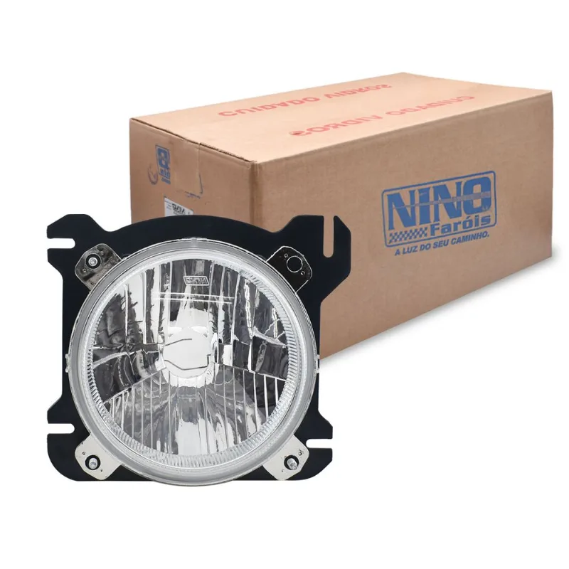 Farol Constellation 2006 até 2022 Redondo com Suporte Plástico Nino Direito