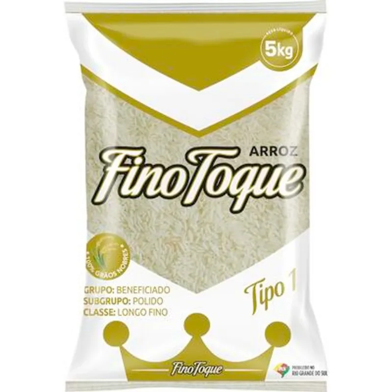 Arroz Fino Toque Agulhinha - Tipo 1 5kg