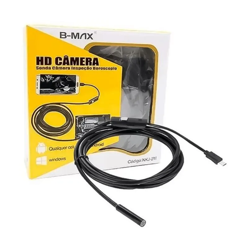 Câmera Inspeção Sonda Wifi Endoscópica Hd Celular E Pc 2m