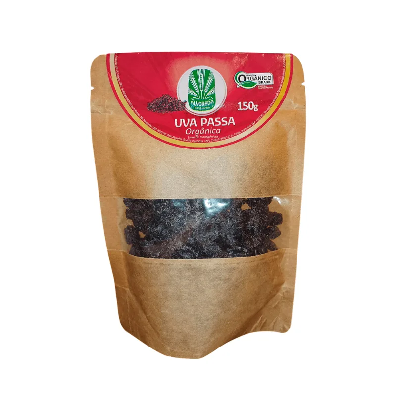 Uva Passa Alvorada Orgânica – 150g