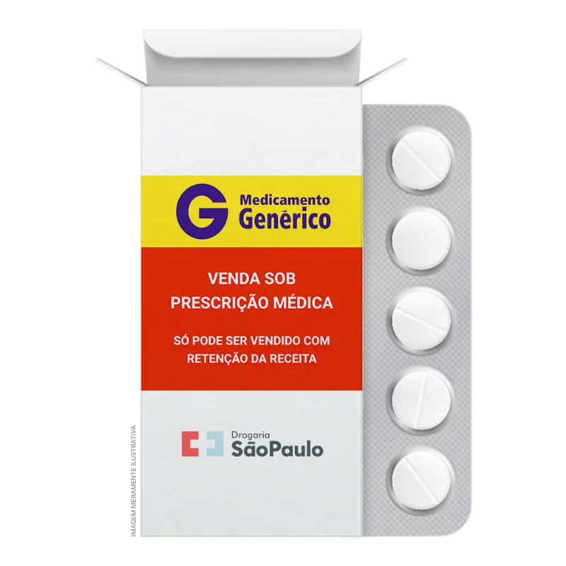 Hemifumarato De Quetiapina 25mg Genérico Sandoz 60 Comprimidos