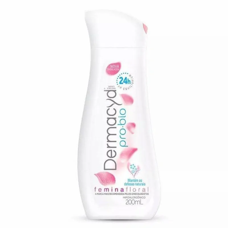 Kit Com 05 - Sabonete Íntimo Dermacyd Femina 24H - 200Ml